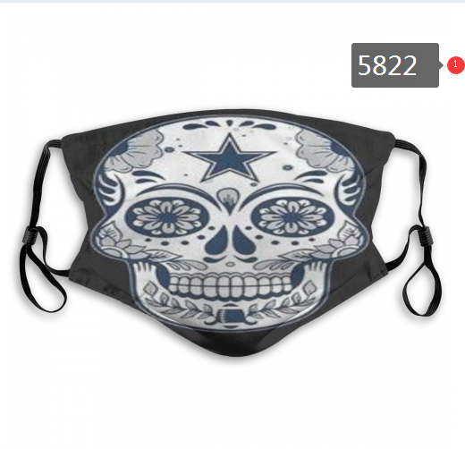 2020 NFL Dallas cowboys #2 Dust mask with filter->nfl dust mask->Sports Accessory